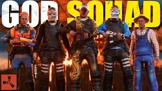 My GOD squad ONLINE RAIDING everyone for INSANE Loot - Rust