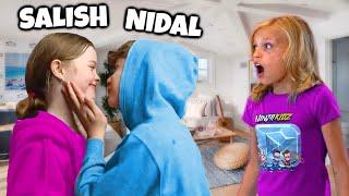 Salish & Nidal KISS ON CAMERA.. (Payton is ANGRY)