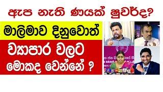 මාලිමාව දිනුවොත් ව්‍යාපාර වලට මොකද වෙන්නේ?