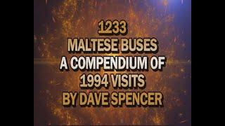 1233 MALTA 1994 RETRO COMPENDIUM BUSES BY DAVE SPENCERYOUTUBE VERSION