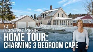 Charming 3 Bedroom Home Tour with 2 Car Garage in Madison | Maine Real Estate | 14 E Houghton Street