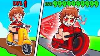 Level 1 vs Level 999 FASTEST Motorcycle in Roblox...