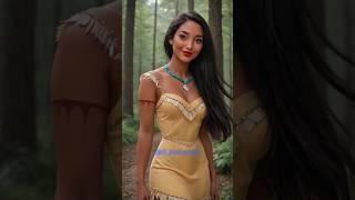 Bringing Pocahontas to Life with AI#livingcartoon #pocahontas #transformation #aiart