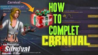 HOW TO COMPLET CARNIVAL MISSION IN LAST ISLAND OF SURVIVAL