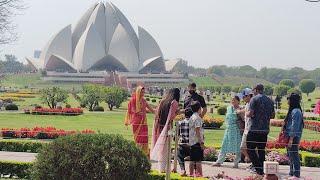  DELHI 🪷 LOTUS TEMPLE  BEAUTIFUL PLACE  Visit Delhi from home#delhitourism #tourism#fauji