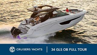 Cruisers Yachts 34 GLS Outboard | Full Tour