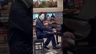 Micheal Myers plays piano