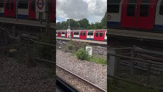 Trainspotting Central line train in Ealing Broadway #londonundergroundtransport