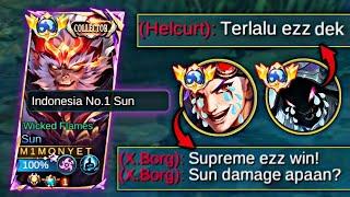 MUSUH PICK EX-BORG ??? LANGSUNG PAKAI SKIN SUN SEJUTA UMAT| MOBILE LEGENDS