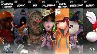 Engineer vs Lord X vs Jason vs Palutena vs Pyra/Mythra vs Banjo vs Mario