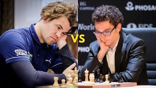 GM Magnus Carlsen Vs GM Fabiano Caruana