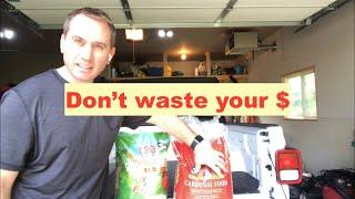 Better bird seed!  How to recognize good bird seed and not waste money.