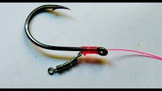 How to tie a swivel hook for carp