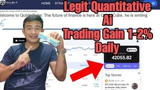 Qubits Cube Legit Quantitative Ai Trading Earn 1-2% Daily  / earn Up to 28% Commission!