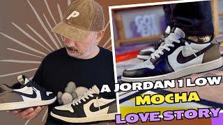 Nike Air Jordan 1 Low OG Mocha Love Story, Review, Lace Swap, Sizing.