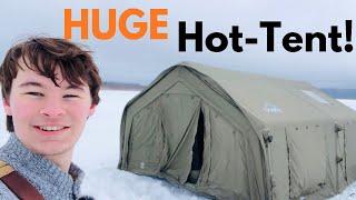 Alaska Hot-Tent Camping auf dem Eis | Coody Koala 7