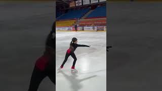 Когда удочка осталась за бортиком. Двойной сальхов - done 2S #shorts #figureskating #sports