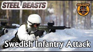 Steel Beasts: Swedish Infantry Attack