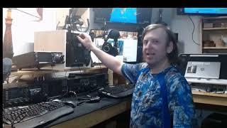 KF7IWA HAM RADIO YOUTUBE CHANNEL making a slight  change in the shack  Part 2