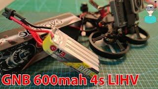  Longer Flight Times For Micros? GAONENG GNB 600mah 4s LIHV Battery Capacity & Flight Time Tests