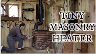 How to build a tiny masonry heater for the woodshop