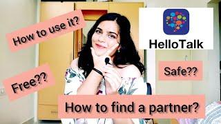 How to use HELLOTALK APP To LEARN KOREAN and other languages | Learn Korean