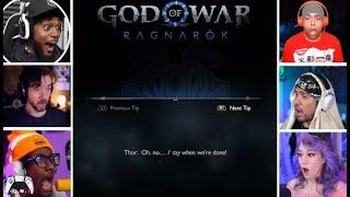 Gamers React to the Fake Game Over Screen (PART 1) | God of War: Ragnarök