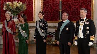 President al-Sisi of Egypt on State visit to King Frederik X of Denmark