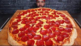 (ASMR) COSTCO XL PIZZA MUKBANG