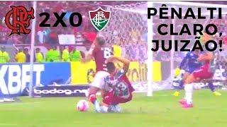 Pênalti claro não marcado para o Flamengo contra Fluminense - Brasileirão 2019