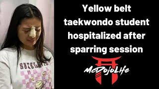 McDojo News: Yellow Belt Taekwondo Student Hospitalized After Sparring Session