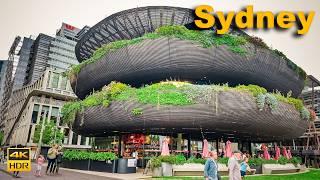 Sydney Australia Walking Tour - Barangaroo Metro Station to Wynyard | 4K HDR