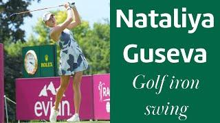 Nataliya Guseva golf iron swing