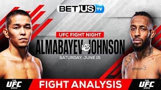 Asu Almabayev vs Jose Johnson | UFC Expert Predictions, UFC Fight Night Picks and Best Bets