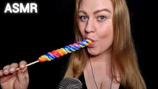 ASMR RAINBOW LOLLIPOP INTENSE MOUTH SOUNDS (NO TALKING)