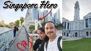 சிங்கப்பூர் #merlionpark #marinabay #day #night #views #travel #vlog #parliament  @PriyaRajDiaries