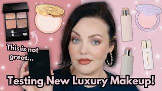 Playing With New Luxury Makeup | Tom Ford Meteoric Quad, Gucci Glow Highlighter & More!