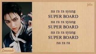 Stray Kids SUPER BOARD Easy Lyrics