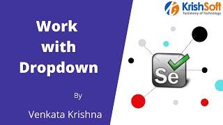 Selenium Beginner Tutorial 14 -  Work with Dropdowns