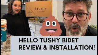 TOILET PAPER PROBLEM?  HELLO TUSHY BIDET REVIEW & INSTALLATION!