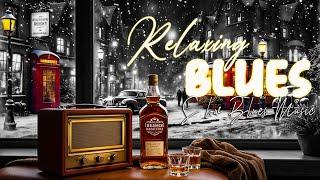 Relaxing Winter Blues ️ Warm Whiskey & Classic Radio Vibes for Cozy Snowy Evenings