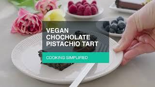 #HomeMade recipe: Vegan chocholate pistachio tart • Simple Meals by Gorenje