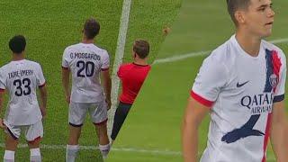 Estreia de Gabriel Moscardo no PSG vs Sturm Graz (07/08/2024) Gabriel Moscardo PSG DEBUT