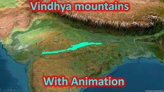 Vindhya mountains - structure and geology with Animation