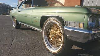 1971 Cadillac Coupe de ville on 22' Gold Ep30