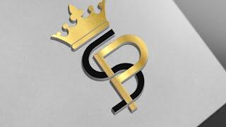 SP king crown professional logo design