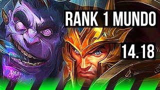 DR. MUNDO vs JARVAN IV (JGL) | Rank 1 Mundo, 6/3/11, Rank 18 | EUW Challenger | 14.18