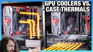 RTX 3080 Coolers vs. CPU & RAM Temperature (Founders Edition Horizontal & Vertical Mount)