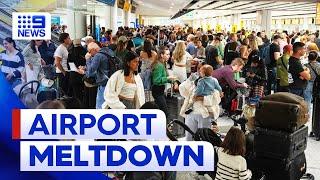 UK air traffic control glitch creates global travel chaos | 9 News Australia