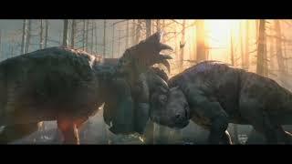 walking with dinosaurs ( patchi vs scowler fight )